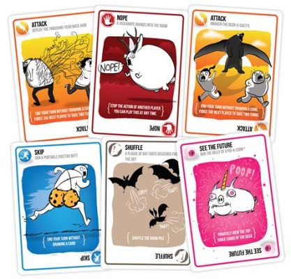 Exploding Kittens – Ett kattbaserat kortspel fyllt med spänning och strategi!